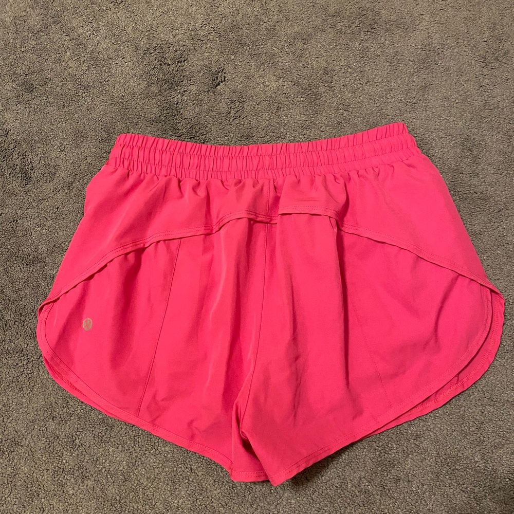 Lululemon women shorts hot pink